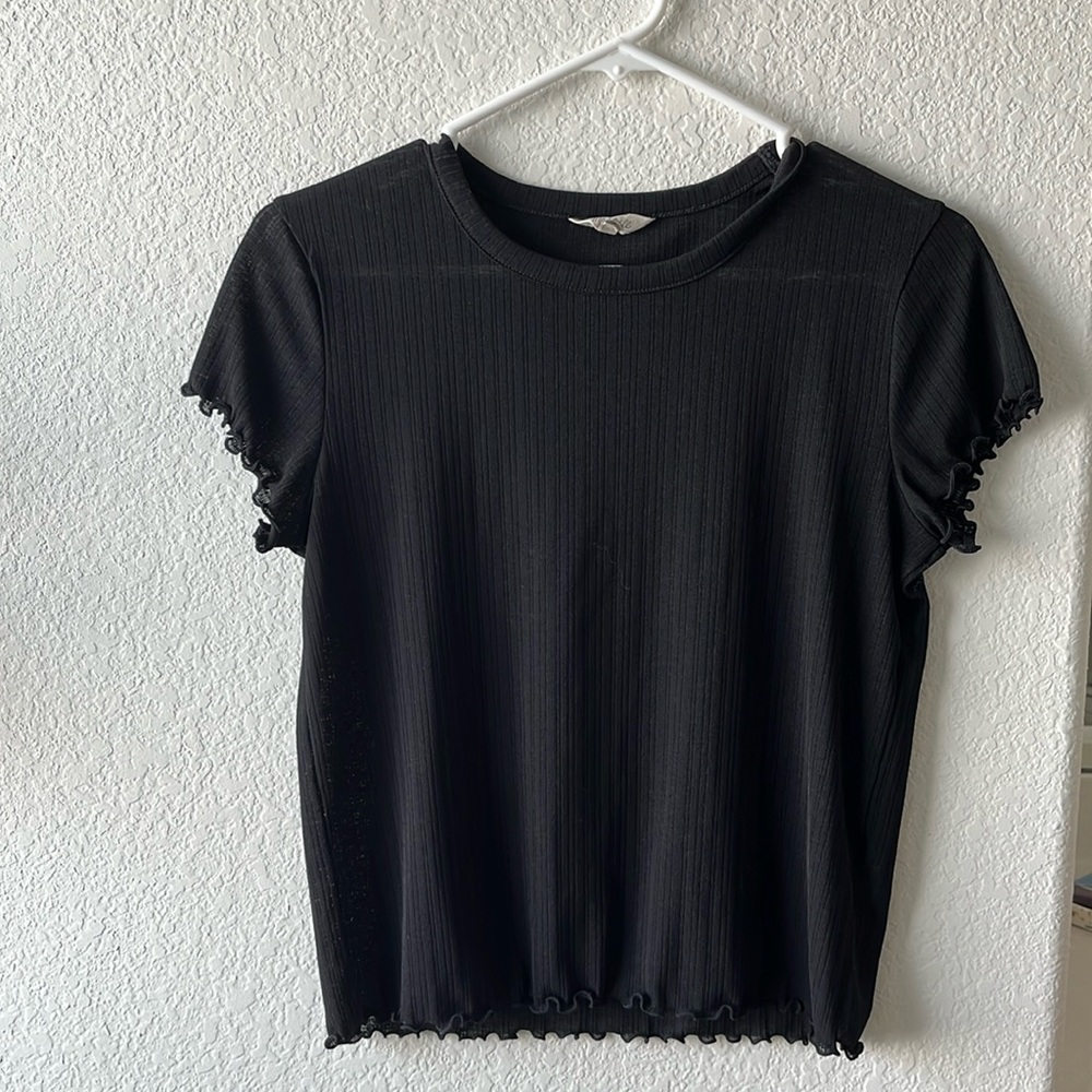 Madewell Black Baby Tee
